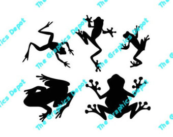 340x270 Frog Svg File Etsy