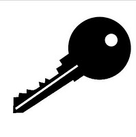 199x200 Key Silhouette Svg,