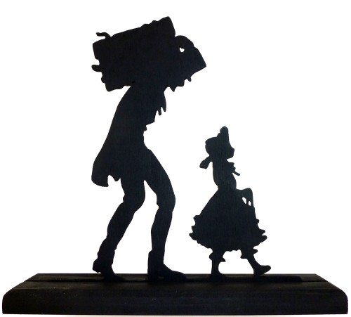 500x451 Victorian Keyhole Silhouette