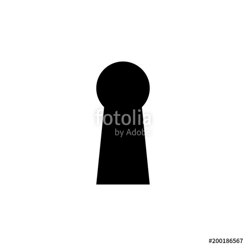 500x500 Keyhole Icon. Element Of Simple Icon For Websites, Web Design