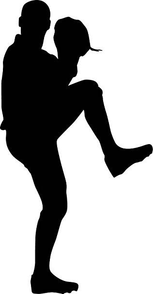 316x606 Sports Silhouette Wall Decals