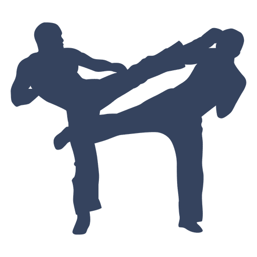 512x512 Kickboxing Boxing Fight Silhouette