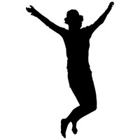 200x200 Shape Shapes Kid Kids Child Children Silhouette Silhouettes Girl