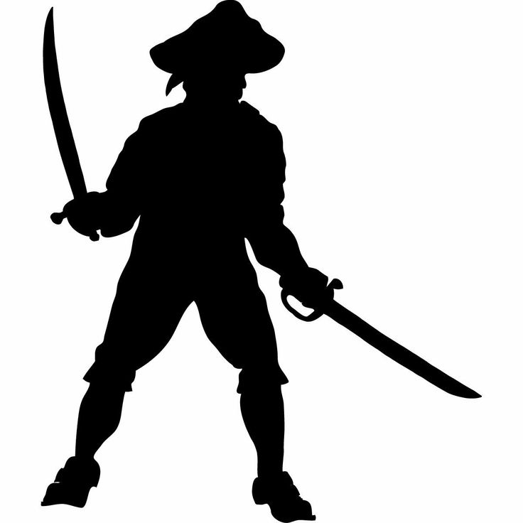 736x736 Pirate Silhouette Cliparts