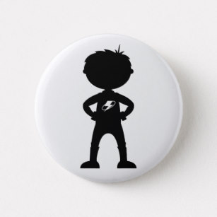 307x307 Superhero Kids Buttons Amp Pins