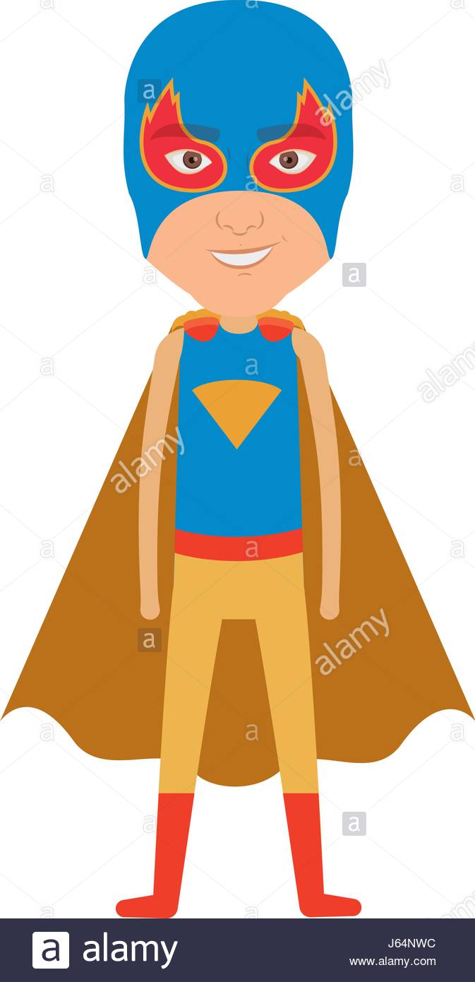 673x1390 Colorful Silhouette With Standing Kid Superhero And Without