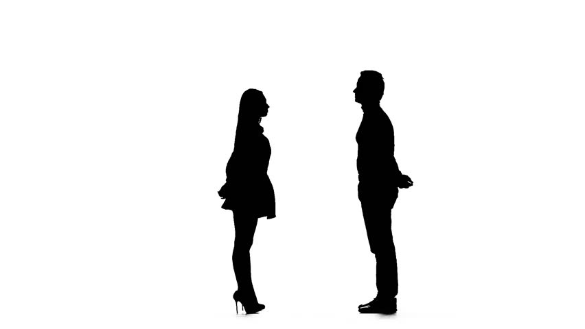 852x480 Silhouette Of Four Standing People (A Family With Childnd