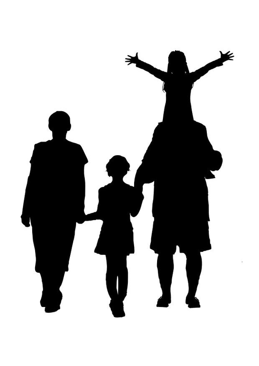 531x750 Family Silhouette Vector Free Download. Palm Tree Png, Vectors