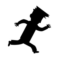 200x200 Shape Shapes Kid Kids Child Children Silhouette Silhouettes Boy