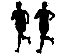 Kids Running Silhouette at GetDrawings | Free download