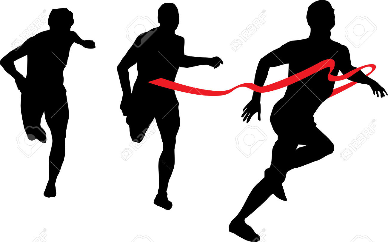 1300x811 Winning Clipart Running Race