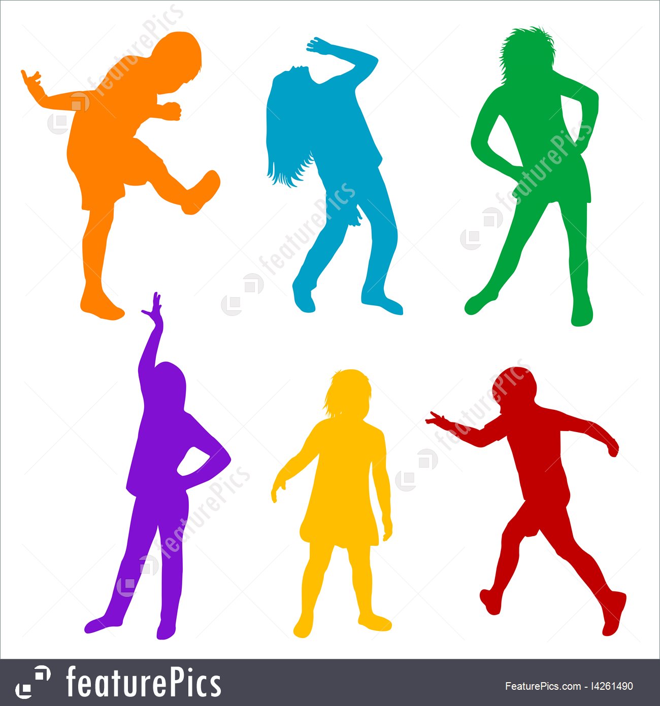 1300x1392 Silhouettes And Outlines Children Silhouettes