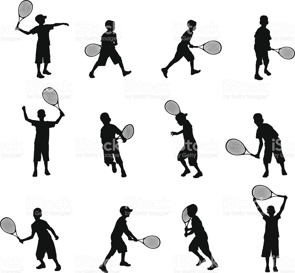 1024x950 Tennis Silhouette Clipart