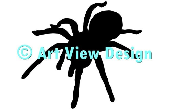 665x429 A Silhouette Made From Our Tarantula Silhouette Design Original