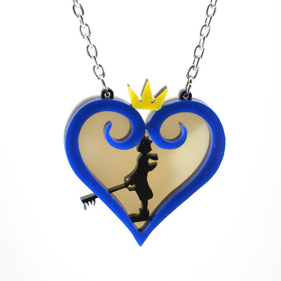 570x570 Kingdom Hearts Sora Silhouette Necklace