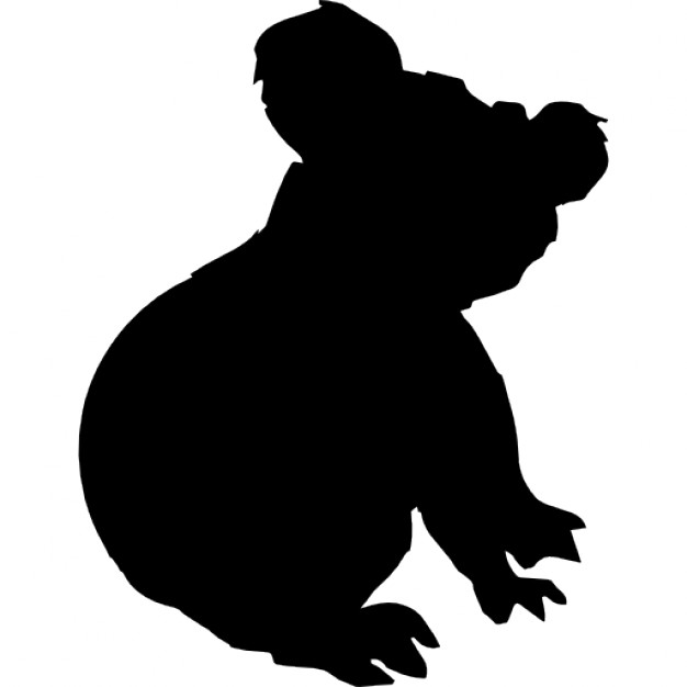 626x626 Koala Silhouette Icons Free Download