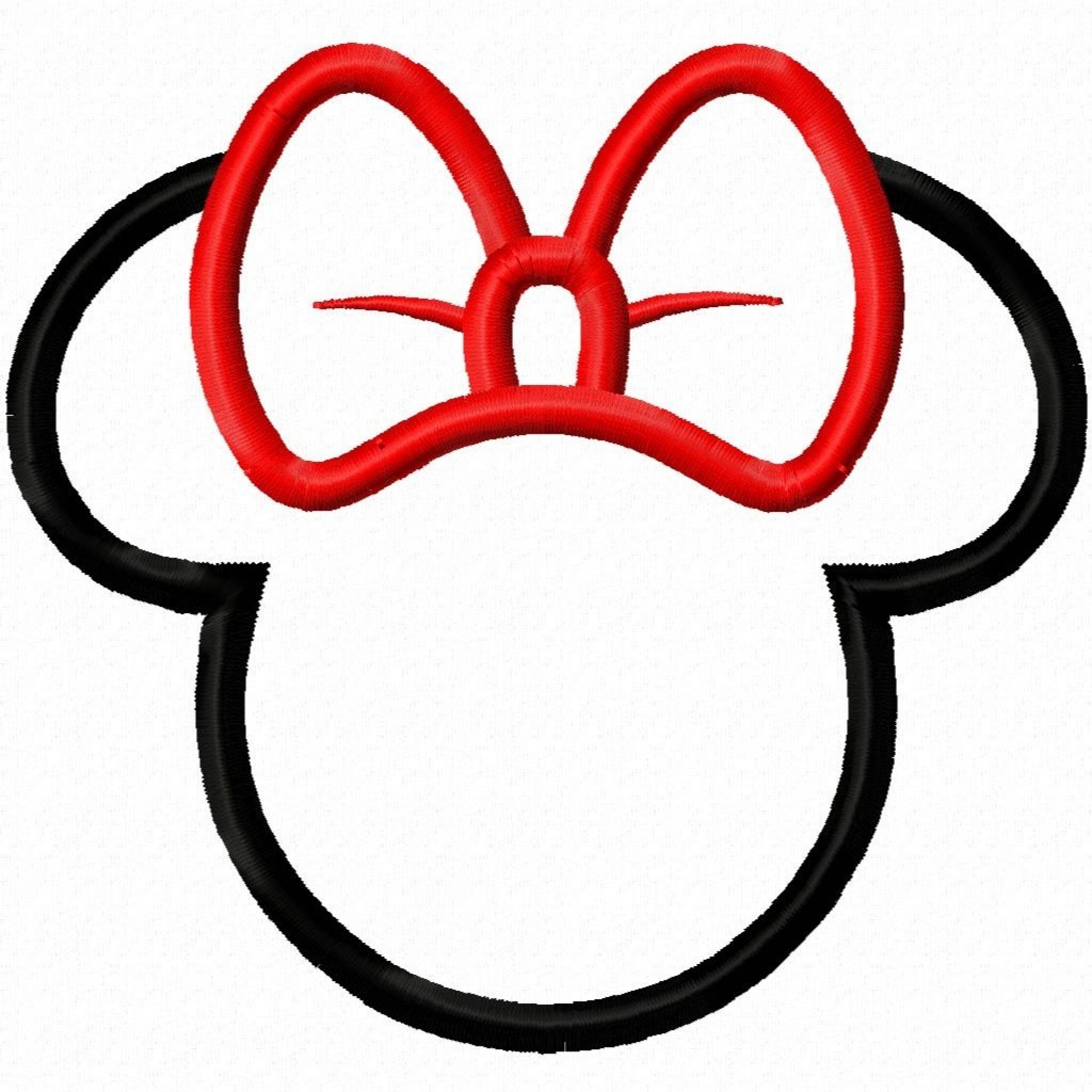 1920x1920 Minnie Mouse Silhouette Clipart Panda