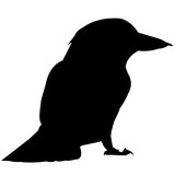 160x160 Kingfisher Silhouette Vector Graphics Stock Image And Royalty