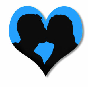 307x307 Couple Silhouette Photo Statuettes, Cutouts Amp Sculptures Zazzle