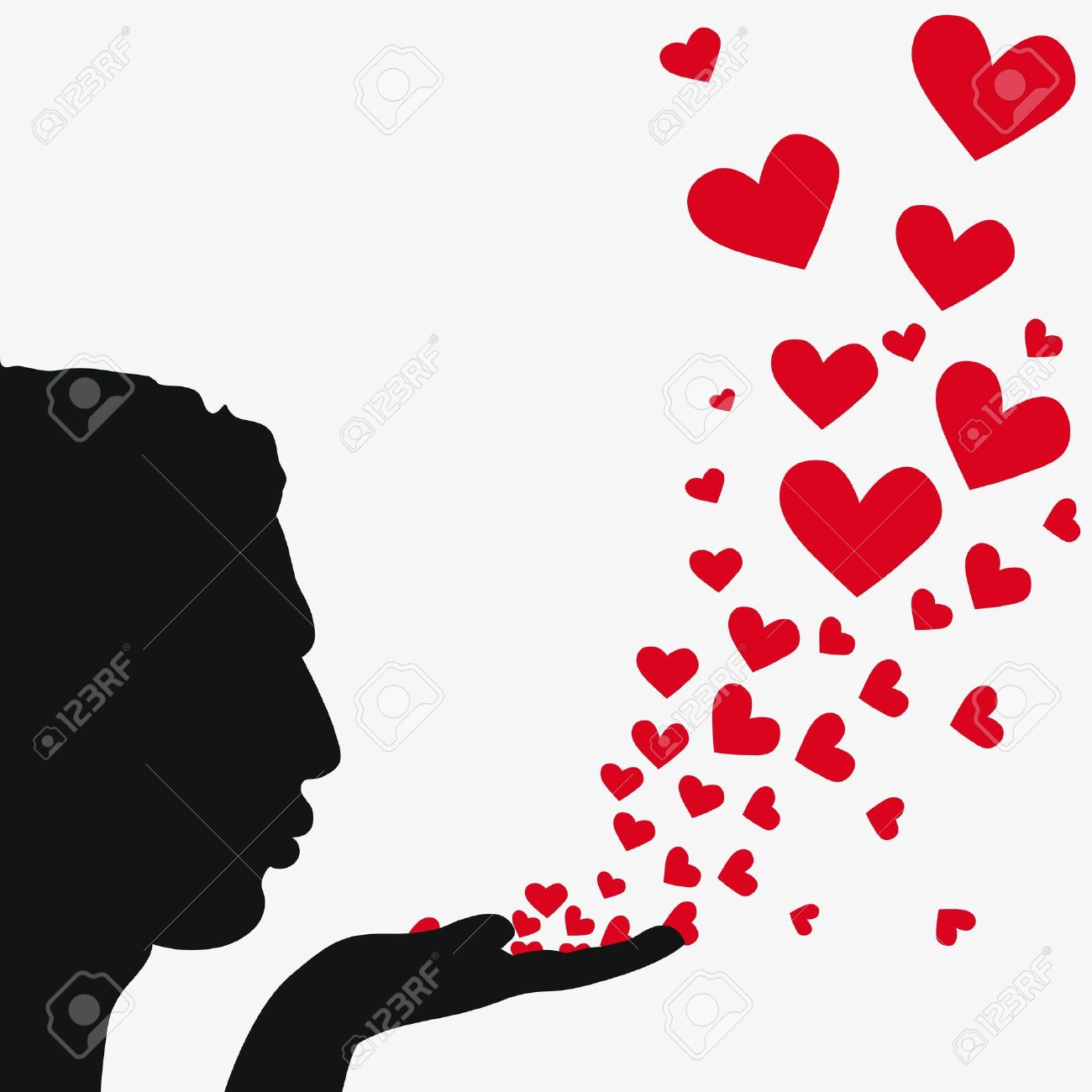 1300x1300 Kiss Clipart Heart