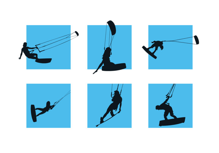 700x490 Kitesurfing Free Vector Art