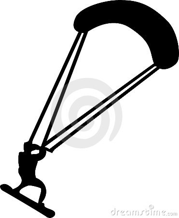 371x450 Kitesurfing Clipart