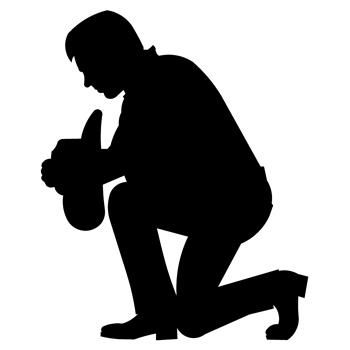 350x350 Kneeling Cowboy Steel Cutout Outdoor Stuff Cowboys