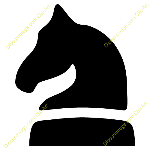 500x500 Horse Clipart Chess Piece