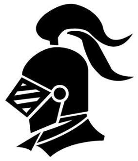 283x330 Knight Helmet 1 Decal Sticker