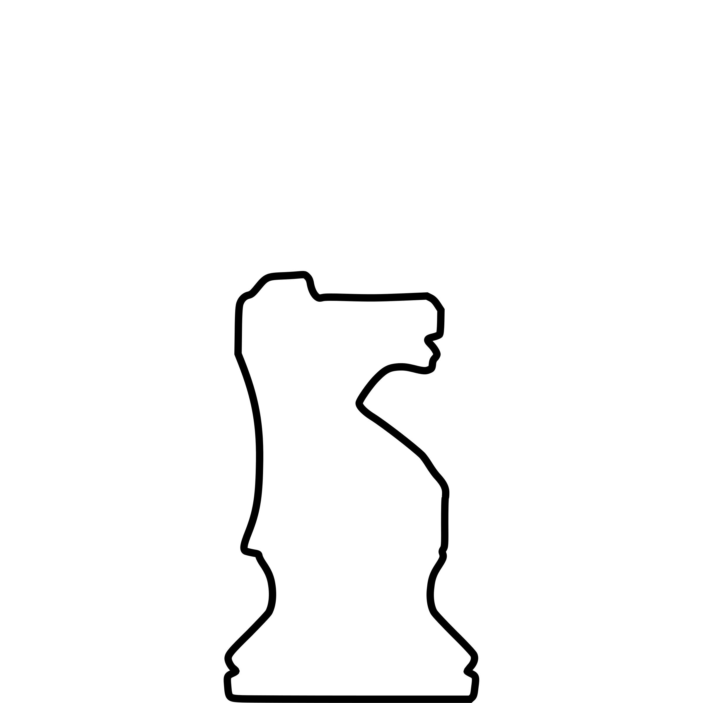 2400x2400 White Silhouette Chess Piece Remix Knight Caballo Icons Png