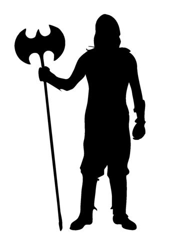 340x480 Knight Silhouette