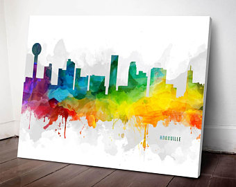 340x270 Knoxville Skyline Etsy
