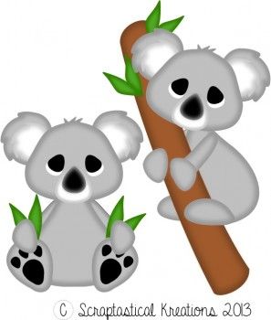 297x350 Koala Bears Scraptastical Kreations Files Bears