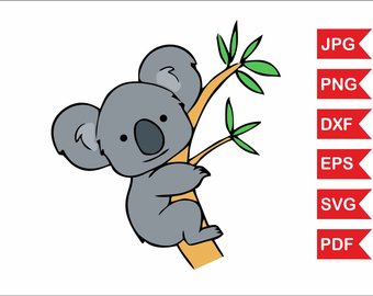 340x270 Koala Clipart Etsy