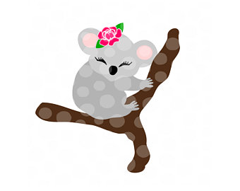340x270 Koala Cut File Etsy