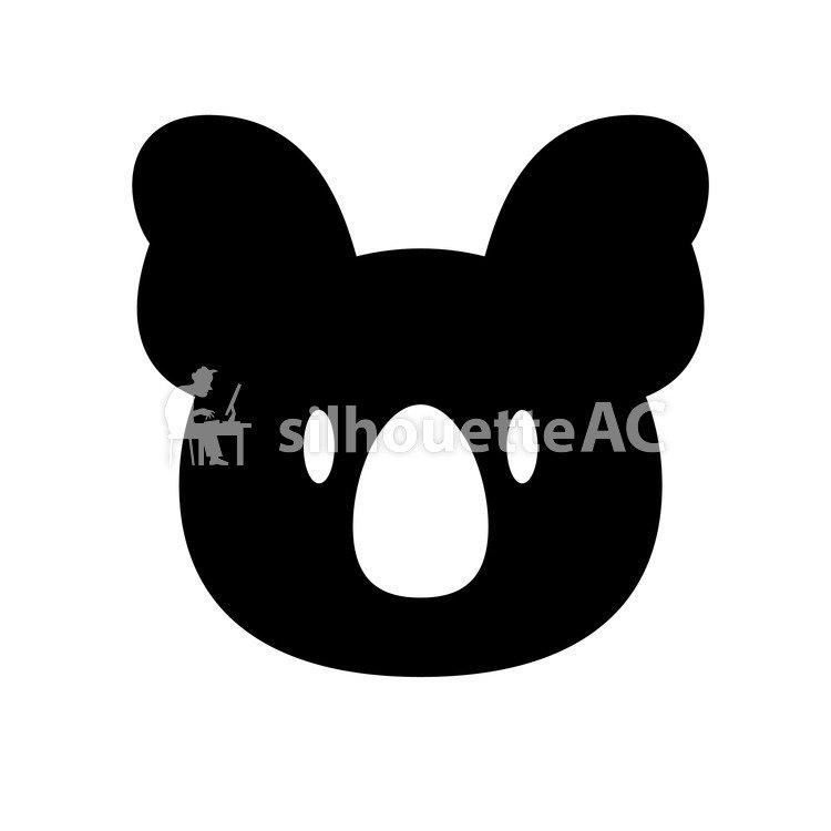 750x750 Free Silhouette Vector Animal, Black, Face