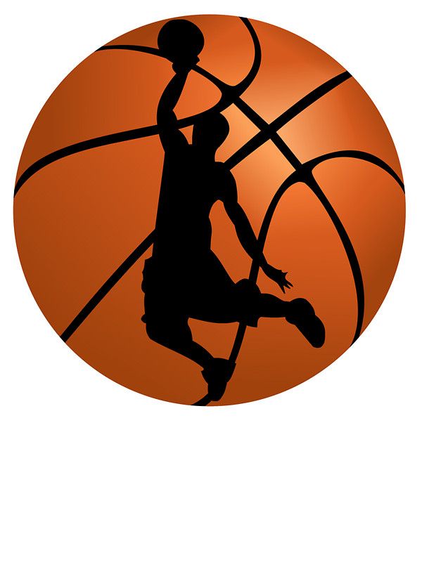 600x800 Basketball Dunk Silhouette Canvas Crafts