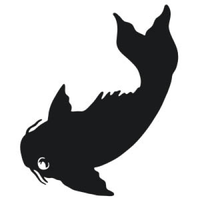 400x400 Fish Vinyl Decal Sticker 2