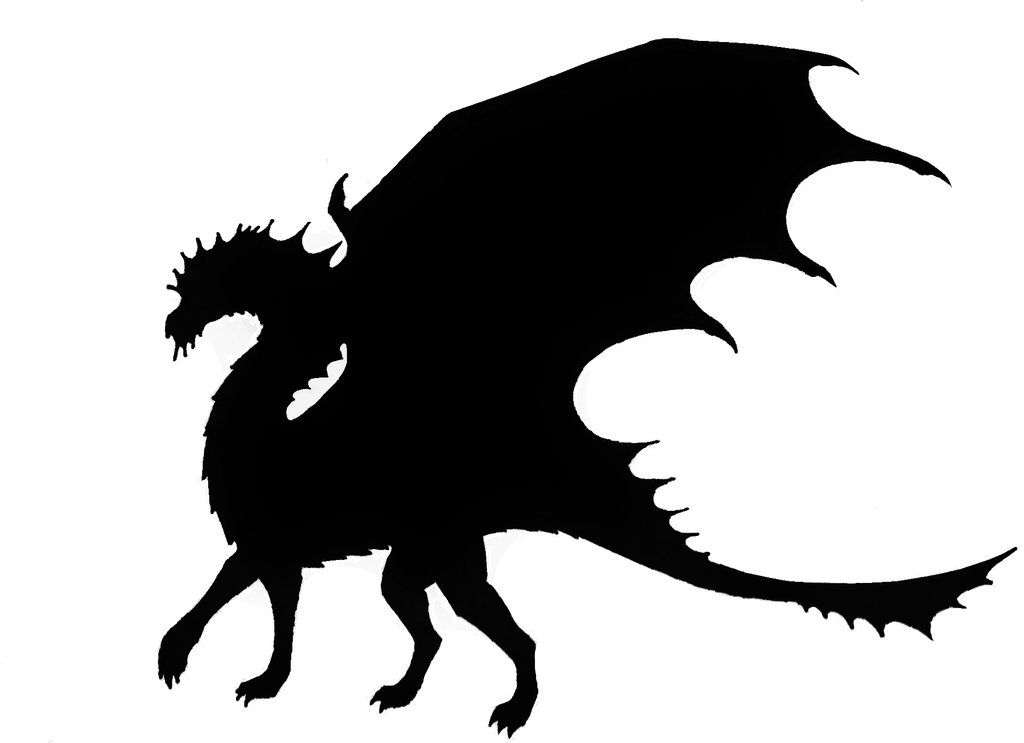 1024x743 Dragon Silhouette 2 By Astralguardian70775 On Clipart Library