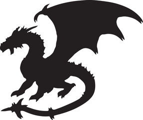 287x240 Dragon Silhouette Photos, Royalty Free Images, Graphics, Vectors