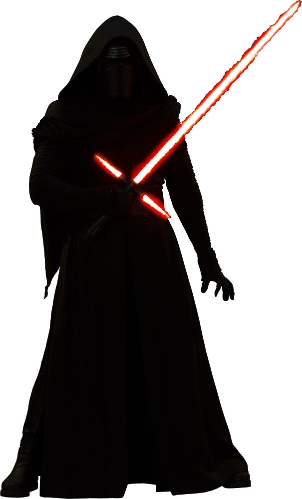 605x1000 Kylo Ren Shadow Style Women's Fitted V Neck T Shirt By Slyman