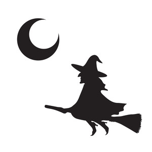 300x300 Halloween Moon Silhouette
