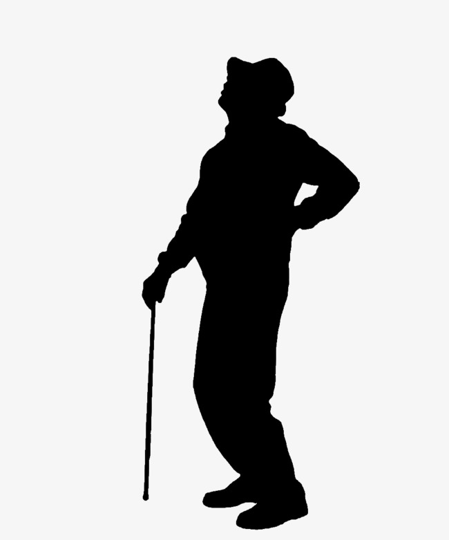 650x781 Le Vieil Homme De La Taille De La Silhouette, Le Vieil