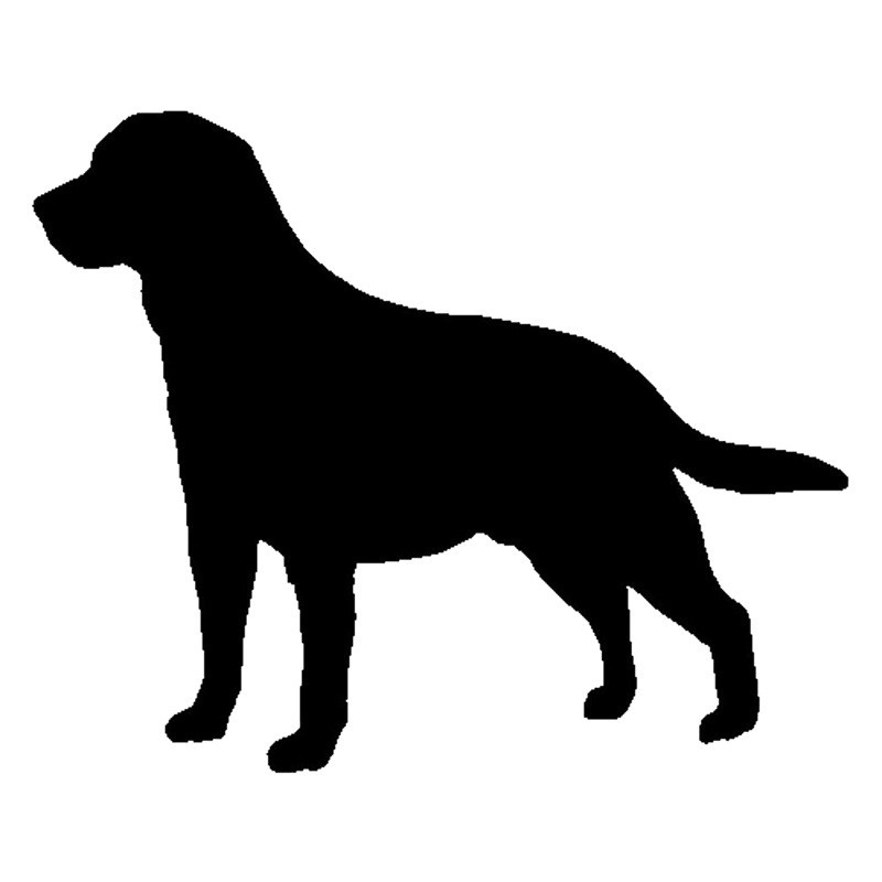 Lab Dog Silhouette at GetDrawings | Free download