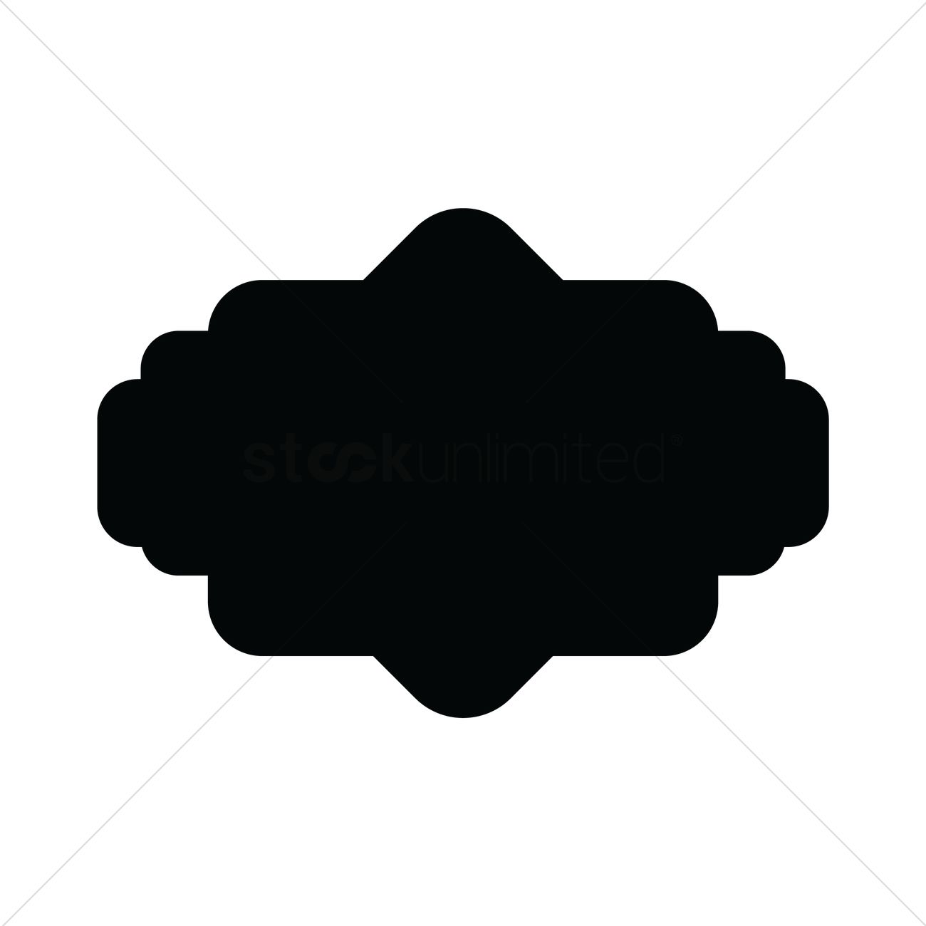 1300x1300 Retro Silhouette Label Vector Image