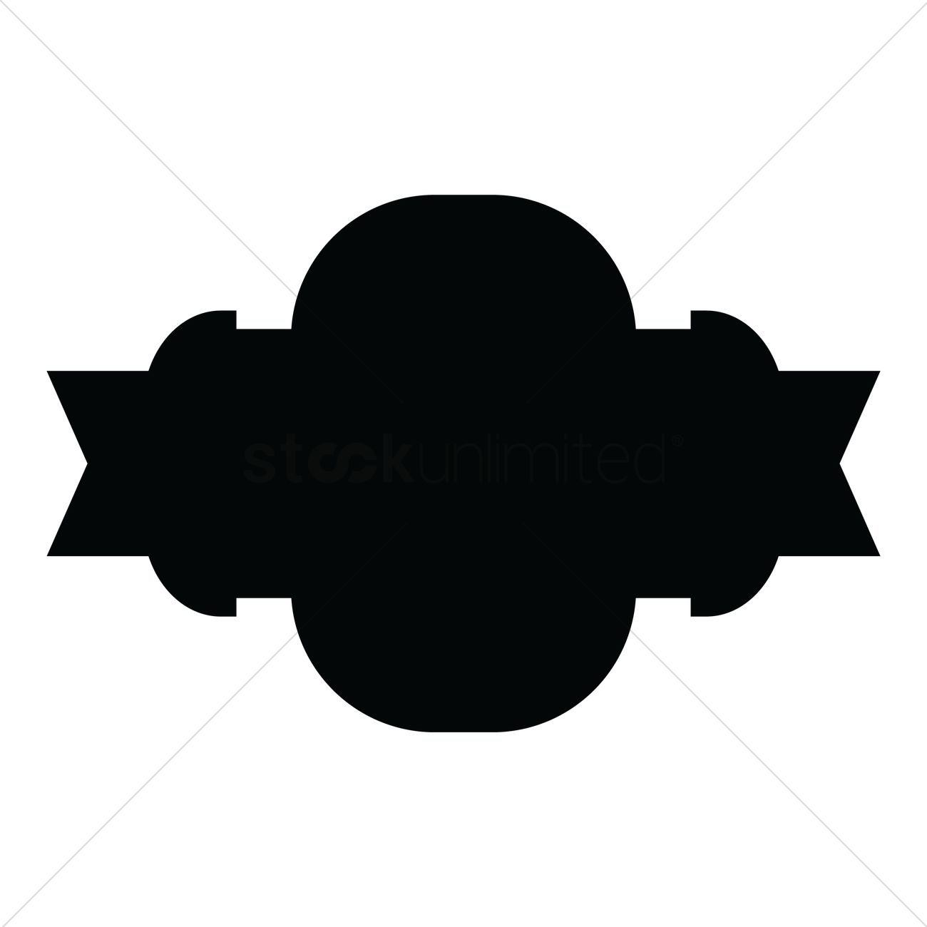 1300x1300 Retro Silhouette Label Vector Image