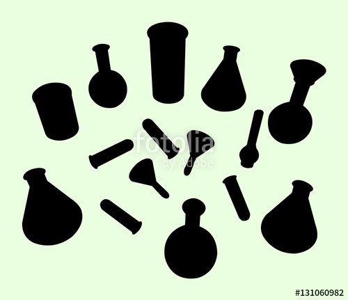 500x431 Lab Equipment Silhouette. Good Use For Symbol ,logo, Web Icon