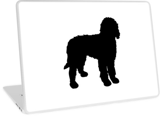 558x400 Labradoodle Silhouette Laptop Skins By Emrdesigns Redbubble