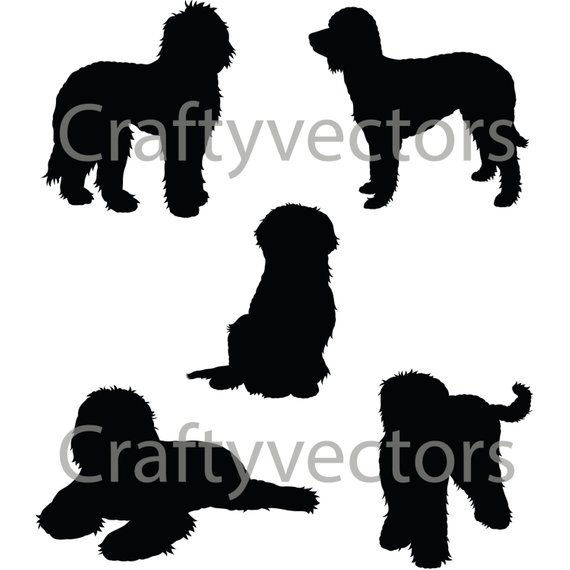 Labradoodle Silhouette at GetDrawings | Free download