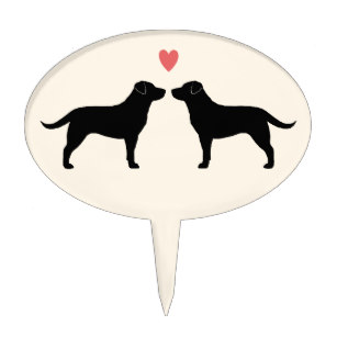 307x307 Black Labrador Cake Toppers Zazzle